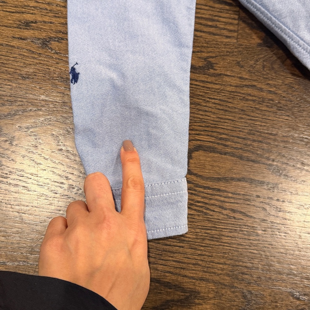 Polo by Ralph Lauren Kids Light Blue Button Down Shirt - Picture 4 of 4